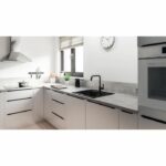 Kitchen faucet - Single lever sink mixer - Matt black - High spout - 150° rotation - GROHE Start - 304702430 - Image 2