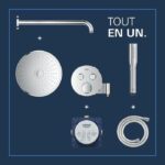 Built-in shower set - All jet types - Thermostatic mixer - GROHE - 34878000 - Grey - Image 2