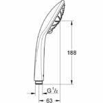 GROHE - 3-spray hand shower - Image 4