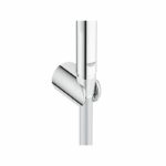 Grohe Vitalio Get Stick shower set, shower head, flexible 1500mm shower hose, wall support, chrome, 27459000 - Image 2