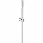 Grohe Vitalio Get Stick shower set, shower head, flexible 1500mm shower hose, wall support, chrome, 27459000