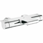 Grohe thermostatic wall mixer Bath/shower ½ Grohtherm 2000 34174001 - Cascade jet - temperature limiter - Water economy -