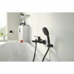 Shower head - GROHE Vitalio Comfort 110 263972431 - 2 jets (Rain/Stimulating) - Easy selection - Water saving - Matt black - Image 2