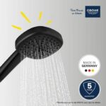 Shower head - GROHE Vitalio Comfort 110 263972431 - 2 jets (Rain/Stimulating) - Easy selection - Water saving - Matt black - Image 5