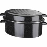 Enameled steel casserole dish - GSW - Daubiere Email - 32 cm - Oval - Induction
