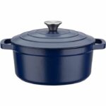 GSW - Blue Magic - Stockpot - Ø 24 cm - Cast iron - Blue - All heat sources including induction