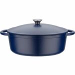 GSW - Blue Magic - Cocotte - 33 x 26 cm - Cast iron - Blue - All heat sources including induction