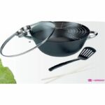 5-piece multi-function wok - GSW - 860956 - Cast steel - 32 cm - Suitable for all hobs including induction - Image 3