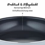 Professional frying pan - GSW - PRO BASIC - 32 cm - Induction - Thick forged aluminum - Gastronomy quality - Image 3