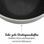 GSW Wok pro with lid - Ø 32 cm - 3-PLY bottom - Riveted handle - Stainless steel - All heat sources including induction - Image 5
