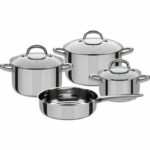 GSW Montreal - 7-piece stainless steel cookware - All hobs including induction