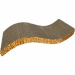 Corrugated cardboard scratching post 53x22x11 cm leopard - Image 2