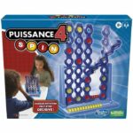 Power 4 Spin with rotating grid, board game, for 2 players, for children from 8 years old