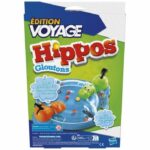 Gluttonous Hippos Voyage, Travel Board Game for 2 Players, Ages 4 and Up, Hasbro Gaming - Image 4