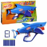 Nerf Junior Wild Blaster Sharkfire, Easy to Use, 8 Nerf Elite Darts, Ages 6 and Up - Image 2