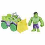 Spidey Hulk Wrecker Truck Set, Vehicle with 10 cm Figure, Toys for 3 Year Olds, Spidey and His Amazing Friends - Image 2