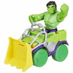 Spidey Hulk Wrecker Truck Set, Vehicle with 10 cm Figure, Toys for 3 Year Olds, Spidey and His Amazing Friends - Image 3