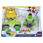 Spidey Hulk Wrecker Truck Set, Vehicle with 10 cm Figure, Toys for 3 Year Olds, Spidey and His Amazing Friends - Image 4