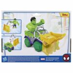 Spidey Hulk Wrecker Truck Set, Vehicle with 10 cm Figure, Toys for 3 Year Olds, Spidey and His Amazing Friends - Image 5