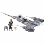 The Mandalorian's N-1 Starfighter, 4-inch Grogu and Mandalorian Action Figures, Toy for Kids Ages 4 and Up, Star Wars Epic Heroes - Image 2