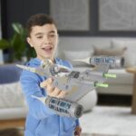 The Mandalorian's N-1 Starfighter, 4-inch Grogu and Mandalorian Action Figures, Toy for Kids Ages 4 and Up, Star Wars Epic Heroes - Image 4