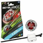 Beyblade X, Starter Pack Scythe Incendio 4-60T with Balance Type Right Spin Competition Top and Launcher, Ages 8 and Up