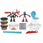 Play-Doh Spider-Man, Slash Attack box with 2 flexible figures, 7 accessories and modeling clay, from 4 years old, Marvel - Image 2