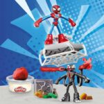 Play-Doh Spider-Man, Slash Attack box with 2 flexible figures, 7 accessories and modeling clay, from 4 years old, Marvel - Image 4