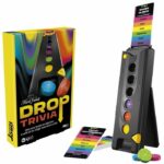 Drop Trivia, electronic group game with voice and sounds, Ages 13 and up, 2 players or more, 15 min, inspired by Trivial Pursuit, Hasbro Ga