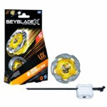 Beyblade X Starter Pack Wand Wizard 5-70DB UX, Stamina Type Top and Launcher, Authentic Takara Tomy Tops, Ages 8+