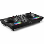 HERCULES DJCONTROL INPULSE T7 - Black motorized DJ controller with two decks