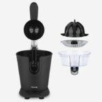 Citrus press - HKoeNIG - AGR82 - Electric - 160 W - Quiet device - Matte black and stainless steel - Image 4