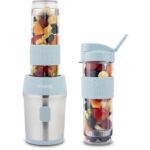 Mini blender - SMOO16 - 300 W - 570 mL - Pastel blue - 2 flasks included