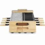 3 in 1 raclette machine WOD360 HKoeNIG: raclette + cooking stone + grill - 8 people - Cooking surface 41.5 x 21.2 cm - 1400W – Bild 4