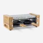 Raclette and cooking stone for 2 people - HKoeNIG - Wooden design - Image 2