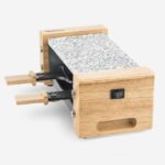 Raclette and cooking stone for 2 people - HKoeNIG - Wooden design - Image 3