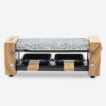 Raclette and cooking stone for 2 people - HKoeNIG - Wooden design - Image 5