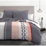 HOME PASSION BLING microfiber duvet set - 1 duvet cover 220 x 240 cm + 2 pillowcases 63 x 63 cm - Blue - Image 3