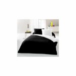 Duvet cover set for 2 people - 220x240 cm - 100% Cotton - Two-tone Black and white - Image 2