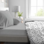 Fitted Sheet - HOME LINGE PASSION - HP71761 - 90 x 190 cm + 30 cm bonnet - Microfiber - 82 g - Light gray - Image 2