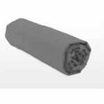 Fitted sheet - HOME LINGE PASSION - HP71770 - 160 x 200 cm + 30 cm bonnet - Microfiber - 82 g - Anthracite gray - Image 4
