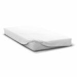 Fitted sheet - HOME LINGE PASSION - HP71772 - 180 x 200 cm + 30 cm bonnet - Microfiber - 82 g - White