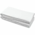 Flat sheet - HOME LINGE PASSION - 180 x 290 cm - 1 person - White - Image 4