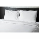 Flat sheet - HOME LINGE PASSION - 240 x 300 cm - White – Bild 2