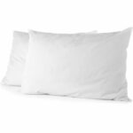 Set of 2 pillowcases - HOME LINGE PASSION - 50 x 70 cm - White