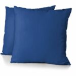 Set of 2 pillowcases - HOME LINGE PASSION - 63 x 63 cm - Blue