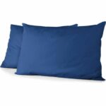 Set of 2 pillowcases - HOME LINGE PASSION - 50 x 70 cm - Blue