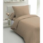 2-piece duvet set - HOME LINGE PASSION - HP72071 - 82 g Microfiber - 140 x 200 cm - Beige
