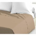 Flat sheet - HOME LINGE PASSION - HP72104 - 82 g Microfiber - 180 x 290 cm - Beige - Image 3