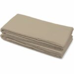 Flat sheet - HOME LINGE PASSION - HP72104 - 82 g Microfiber - 180 x 290 cm - Beige - Image 4